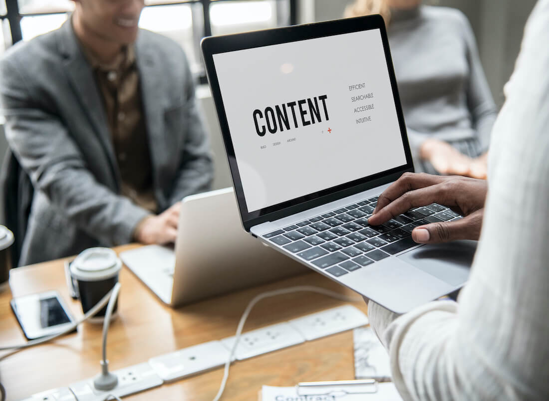 creazione di contenuti informativi e funzionali