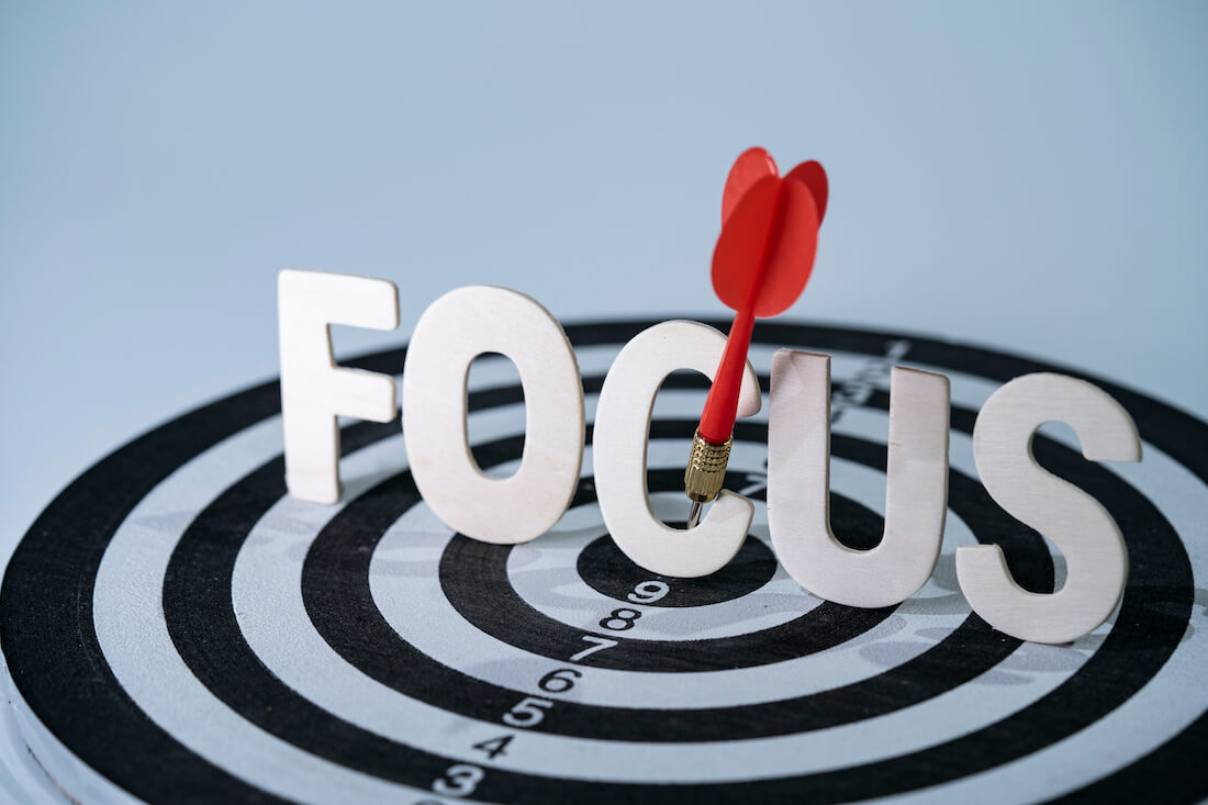 fare focus sugli obbiettivi principali